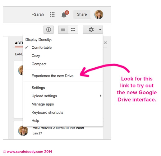 Google-Drive-New-Interface-Setting