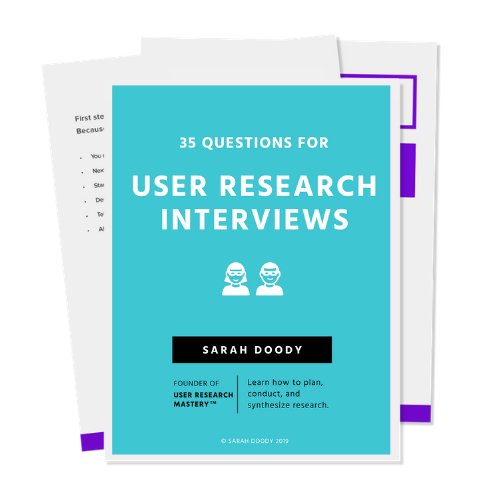 user research interview template