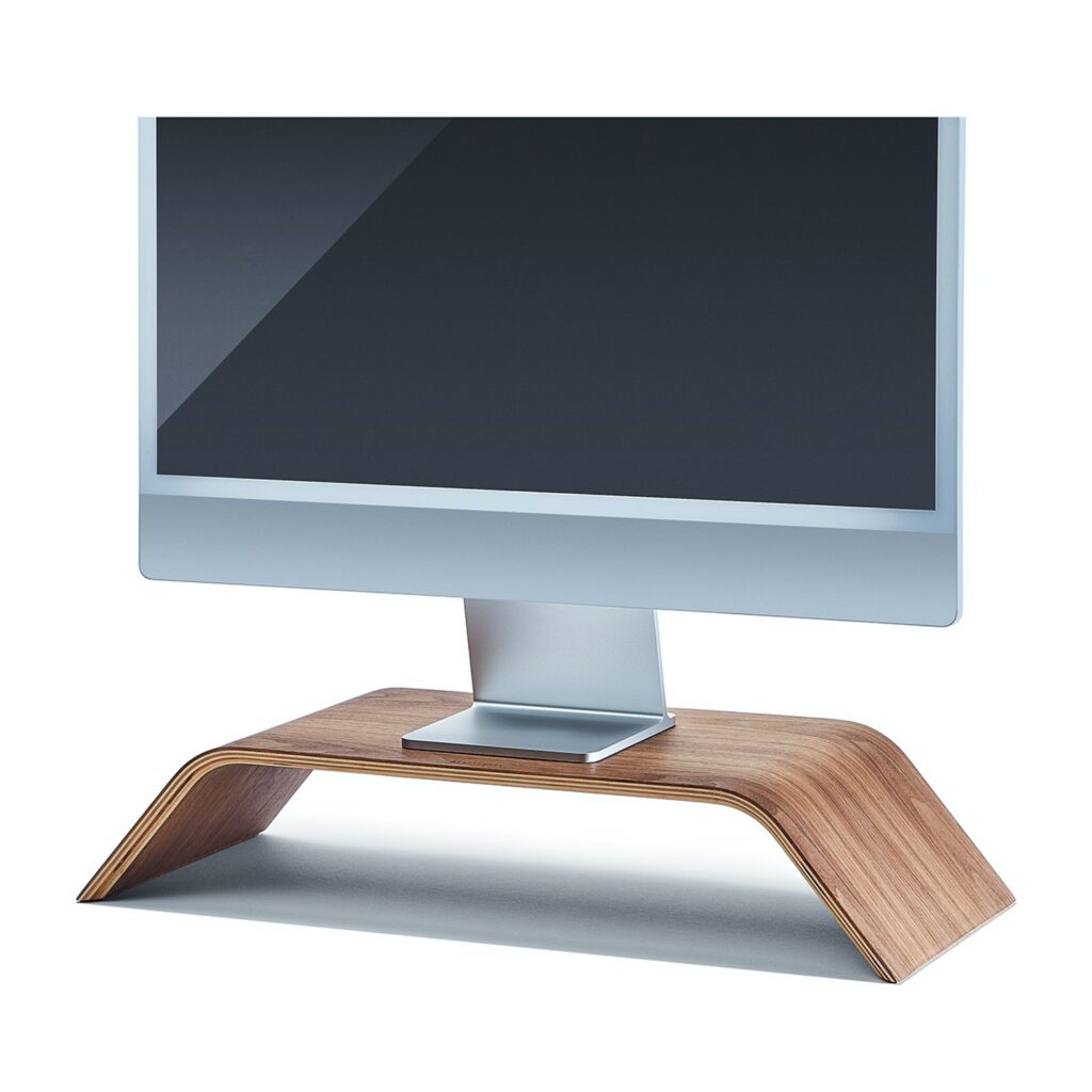 Grovemade wood walnut monitor stand